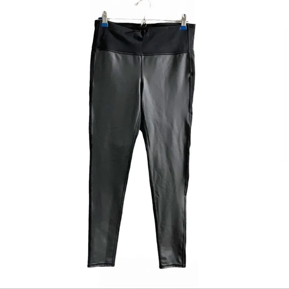 Athleta High Rise Gleam Tight Leggings Black S